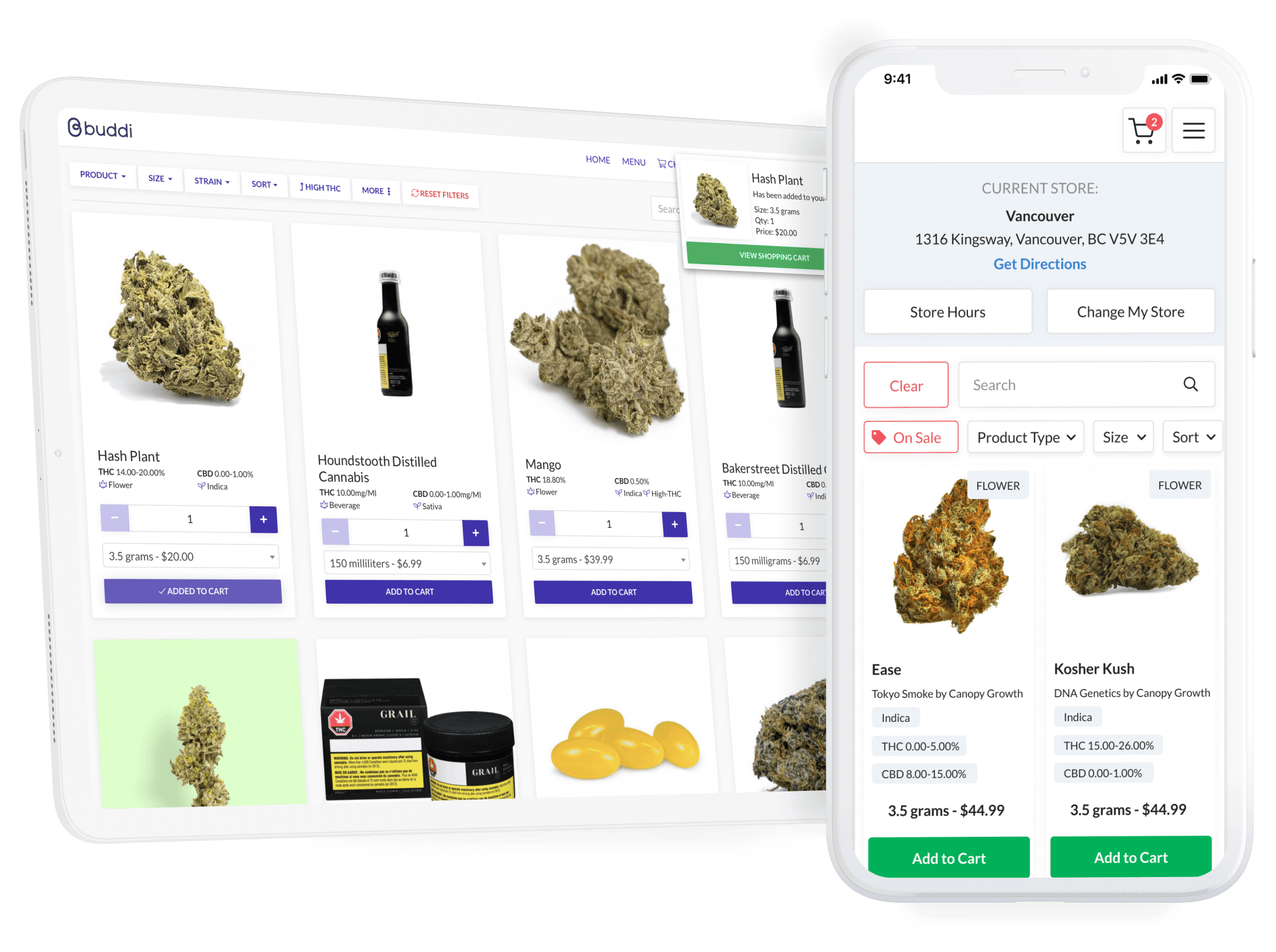 Buddi in-store Cannabis Kiosk